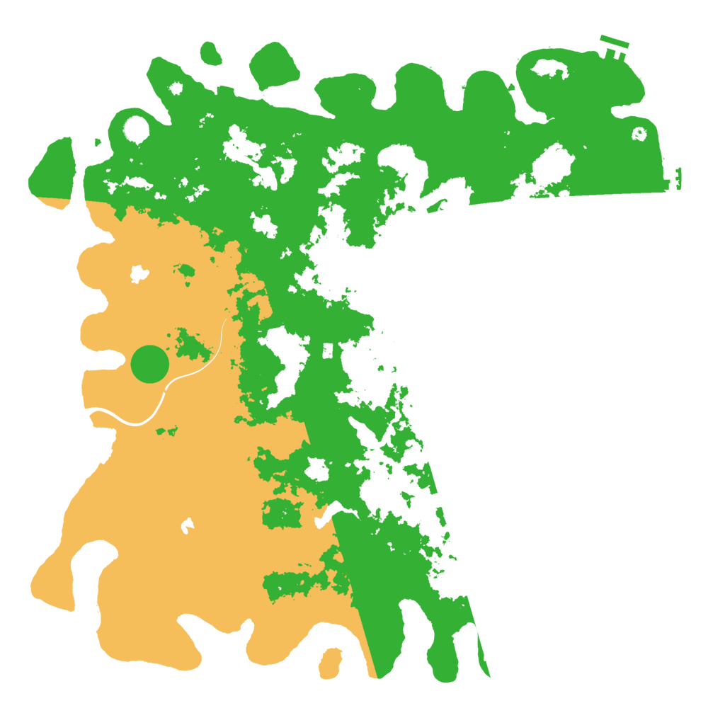 Biome Rust Map: Procedural Map, Size: 5000, Seed: 774617637