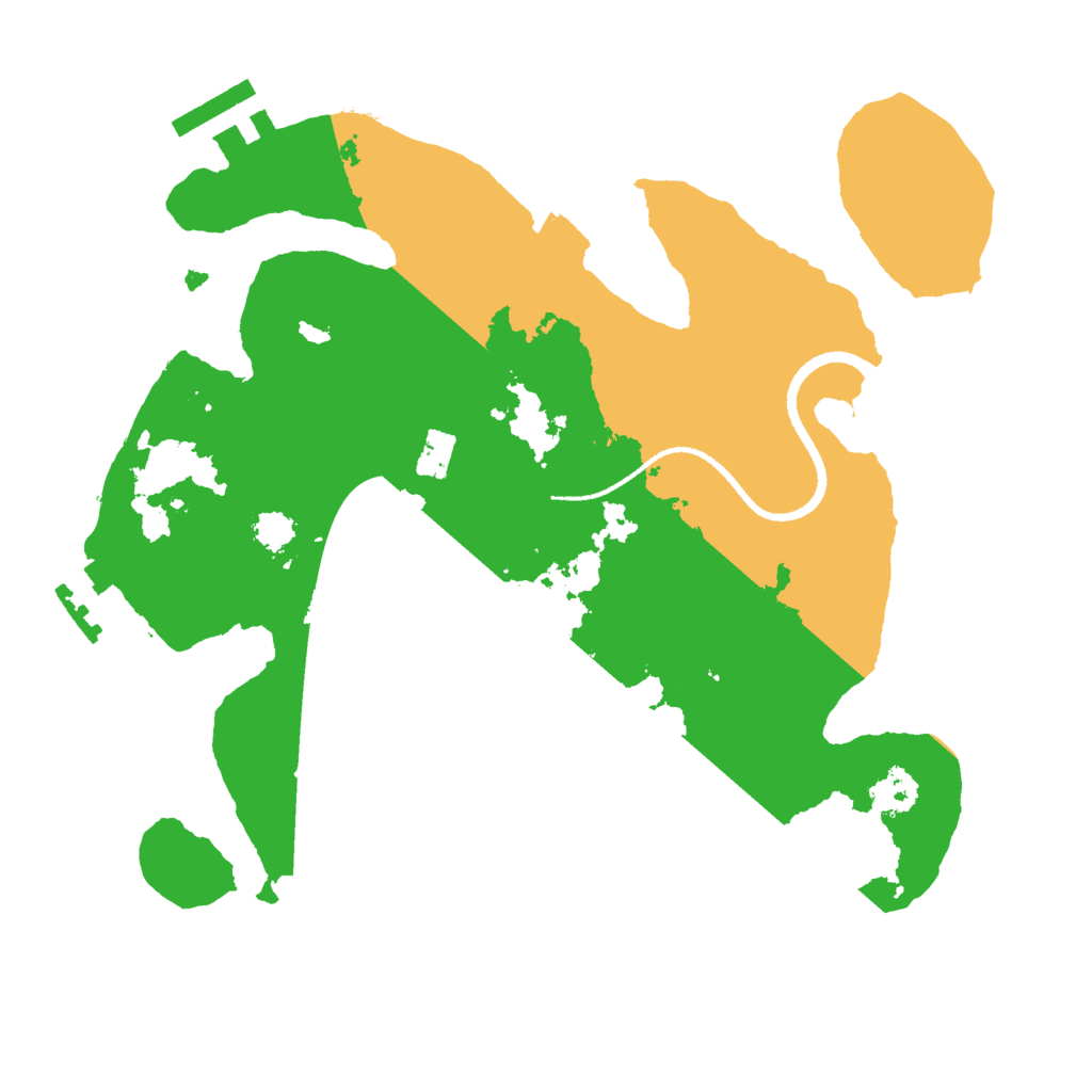 Biome Rust Map: Procedural Map, Size: 2500, Seed: 44080830
