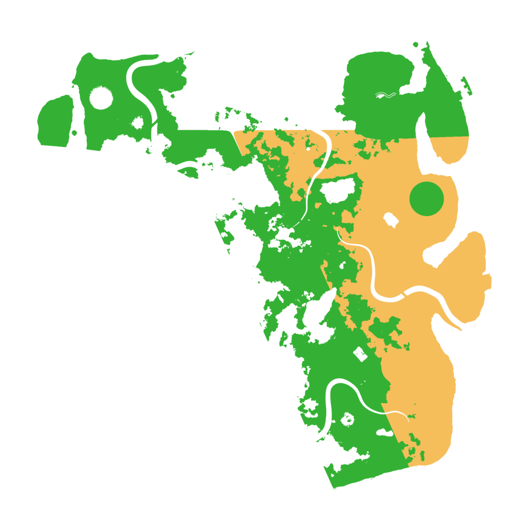 Biome Rust Map: Procedural Map, Size: 4000, Seed: 407079