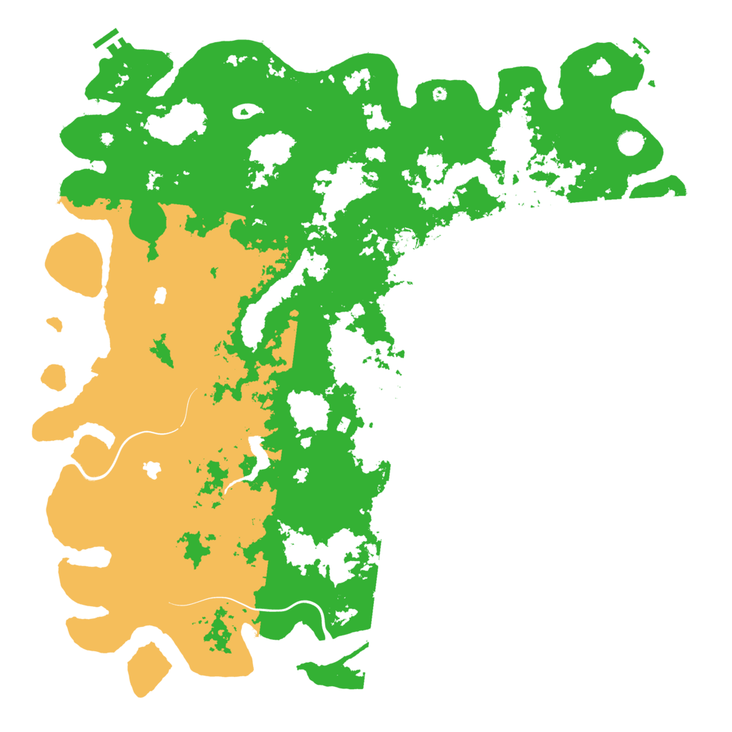 Biome Rust Map: Procedural Map, Size: 5200, Seed: 12325678