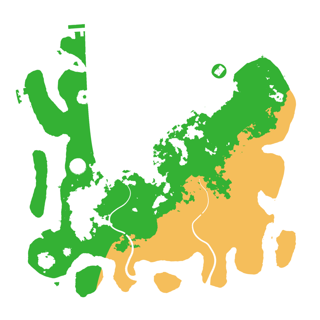Biome Rust Map: Procedural Map, Size: 3500, Seed: 1741784144