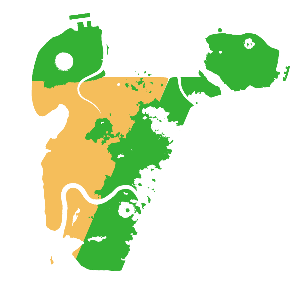 Biome Rust Map: Procedural Map, Size: 3000, Seed: 448786874