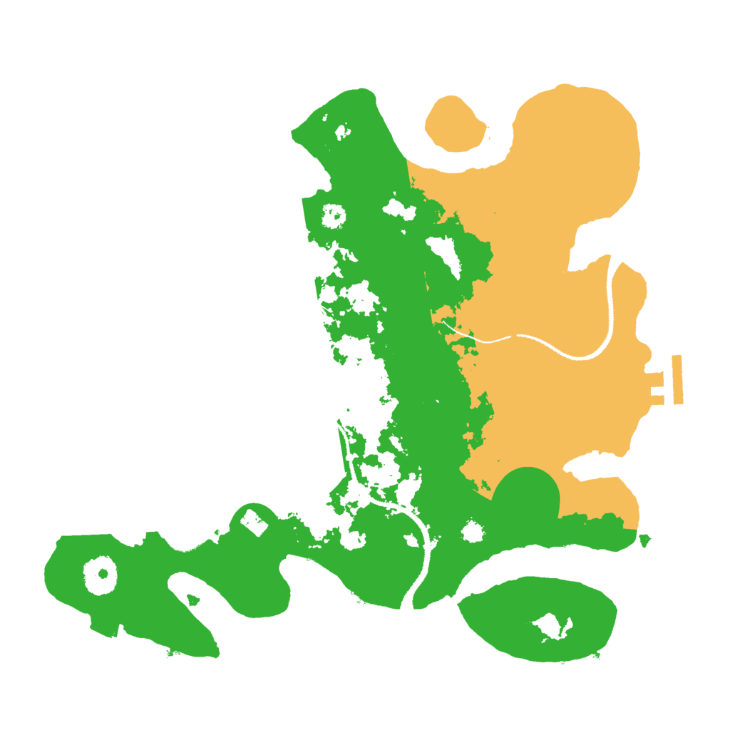 Biome Rust Map: Procedural Map, Size: 3000, Seed: 1468502
