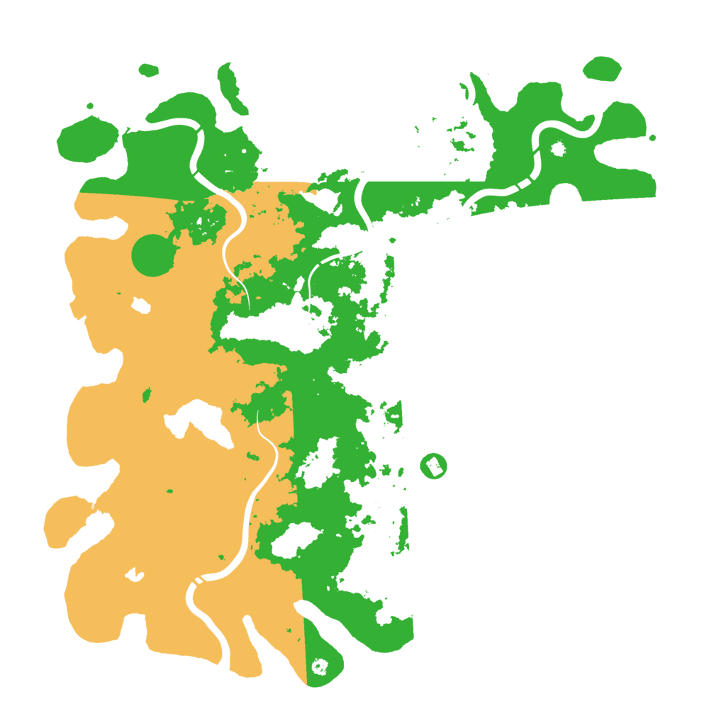 Biome Rust Map: Procedural Map, Size: 4500, Seed: 1302189303