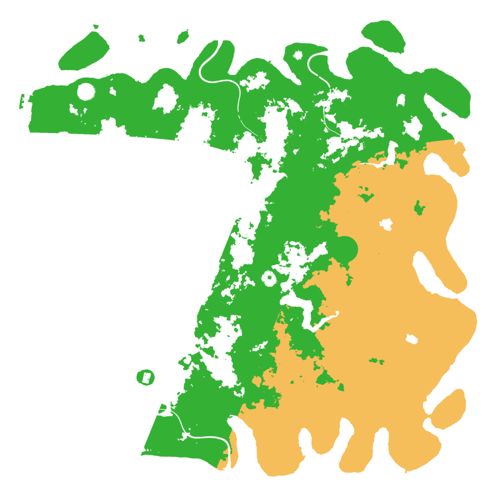 Biome Rust Map: Procedural Map, Size: 5000, Seed: 445871789