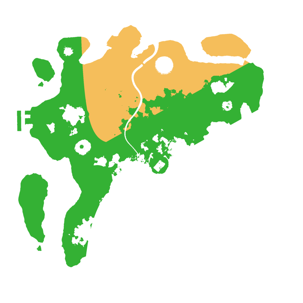 Biome Rust Map: Procedural Map, Size: 3000, Seed: 32833