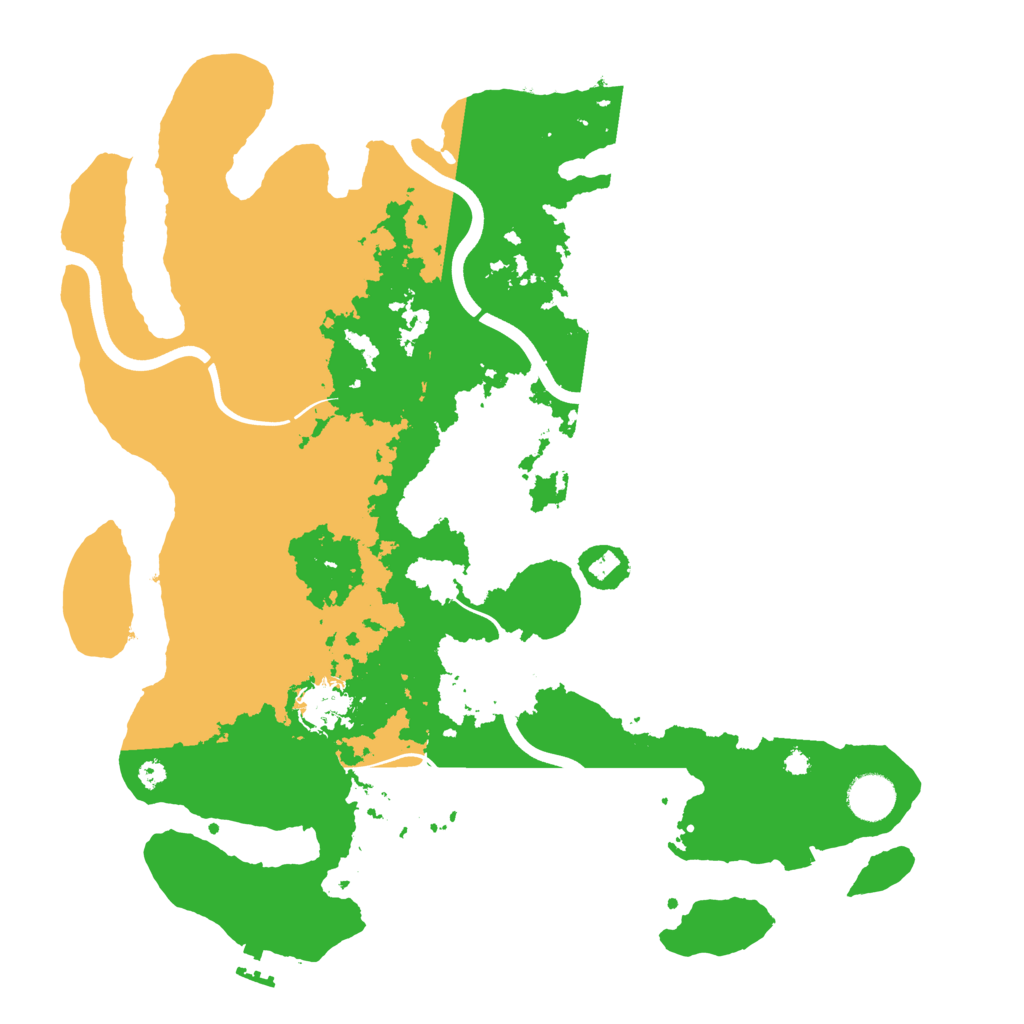 Biome Rust Map: Procedural Map, Size: 3800, Seed: 65492988