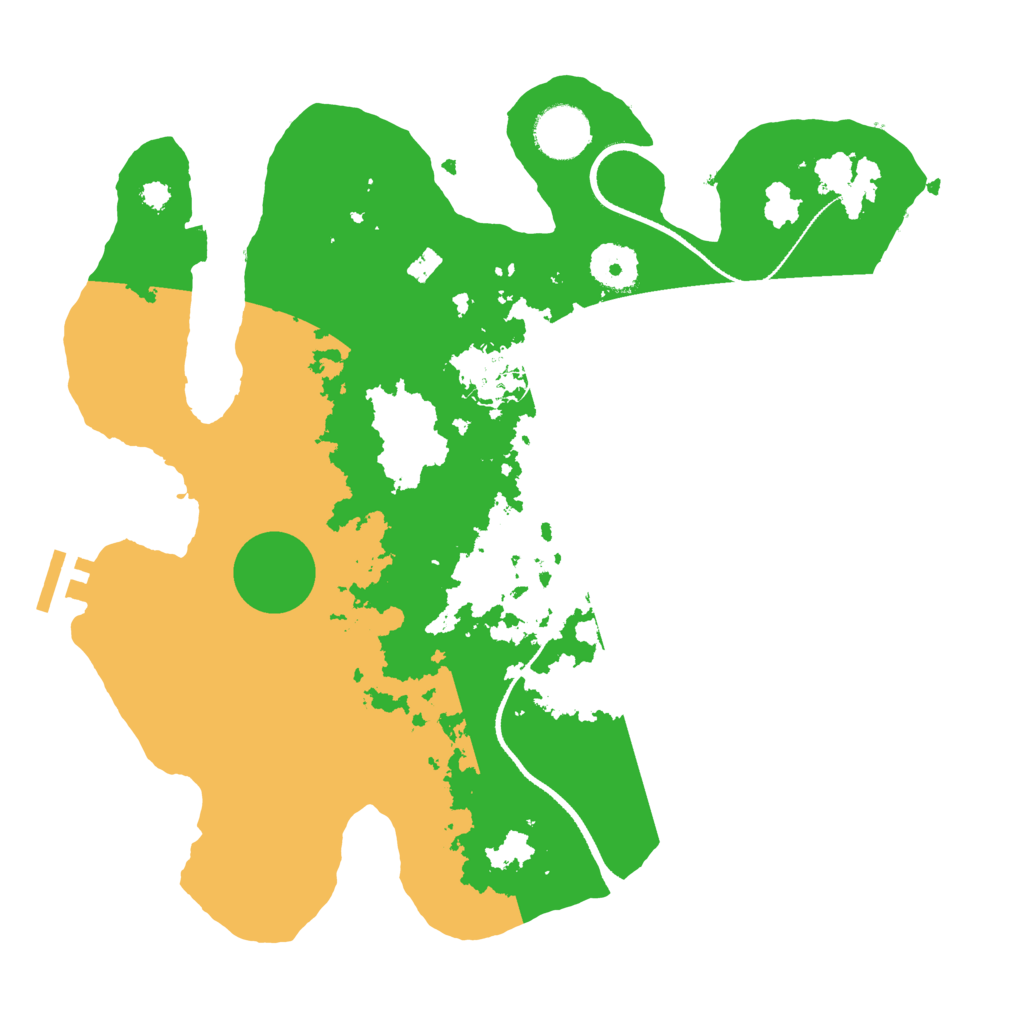 Biome Rust Map: Procedural Map, Size: 3300, Seed: 1457157688
