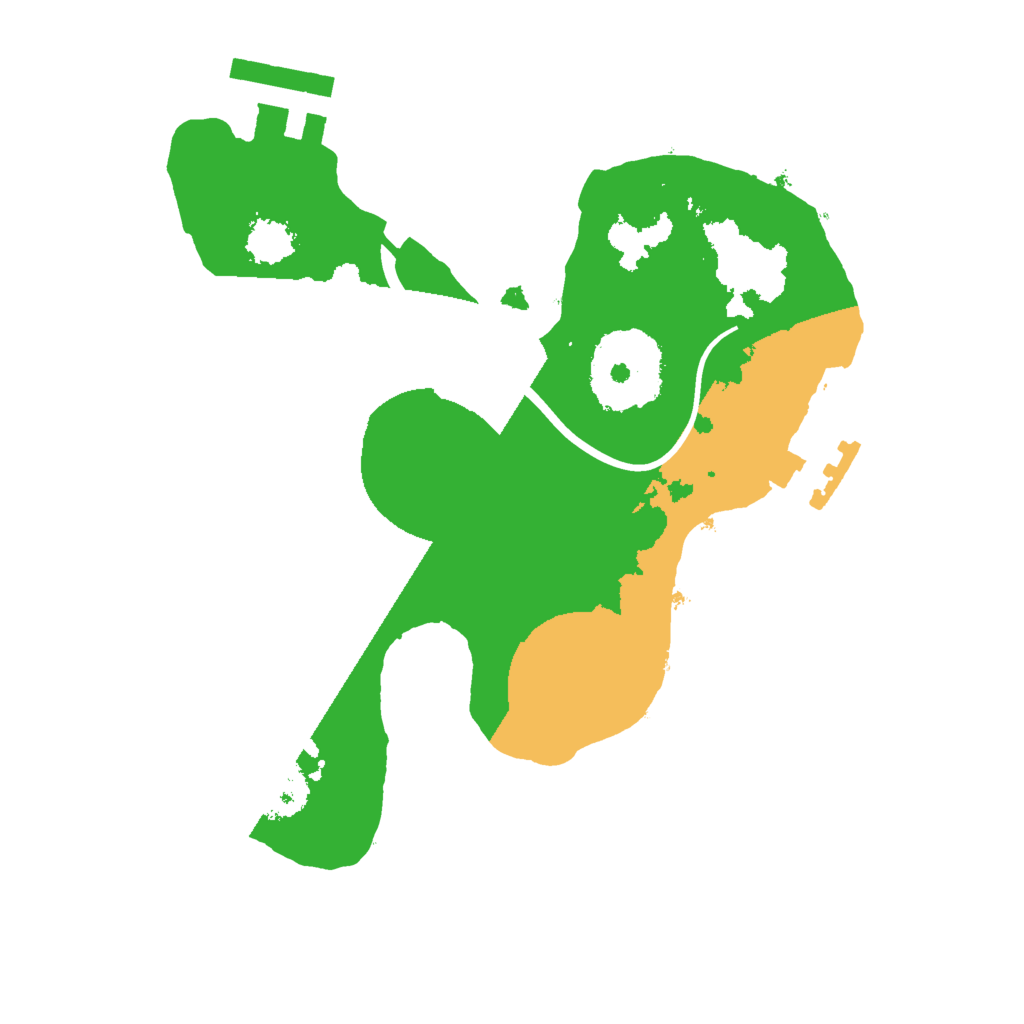 Biome Rust Map: Procedural Map, Size: 2000, Seed: 1350108942