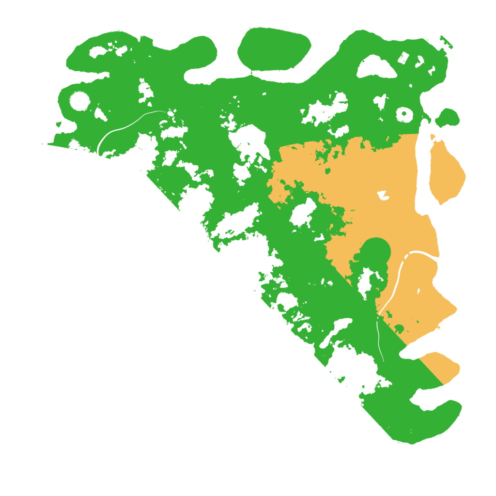 Biome Rust Map: Procedural Map, Size: 4500, Seed: 1702674393