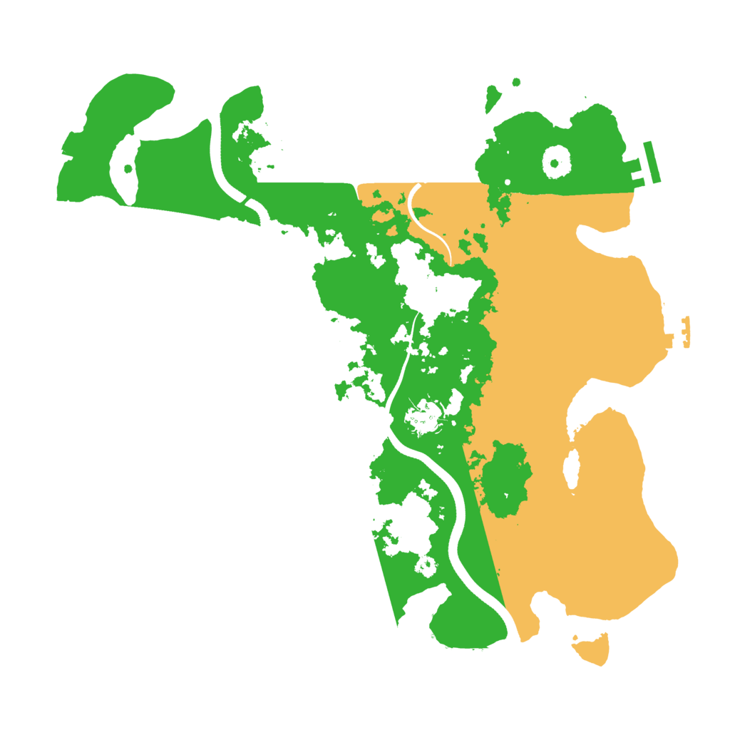Biome Rust Map: Procedural Map, Size: 3500, Seed: 1108007574