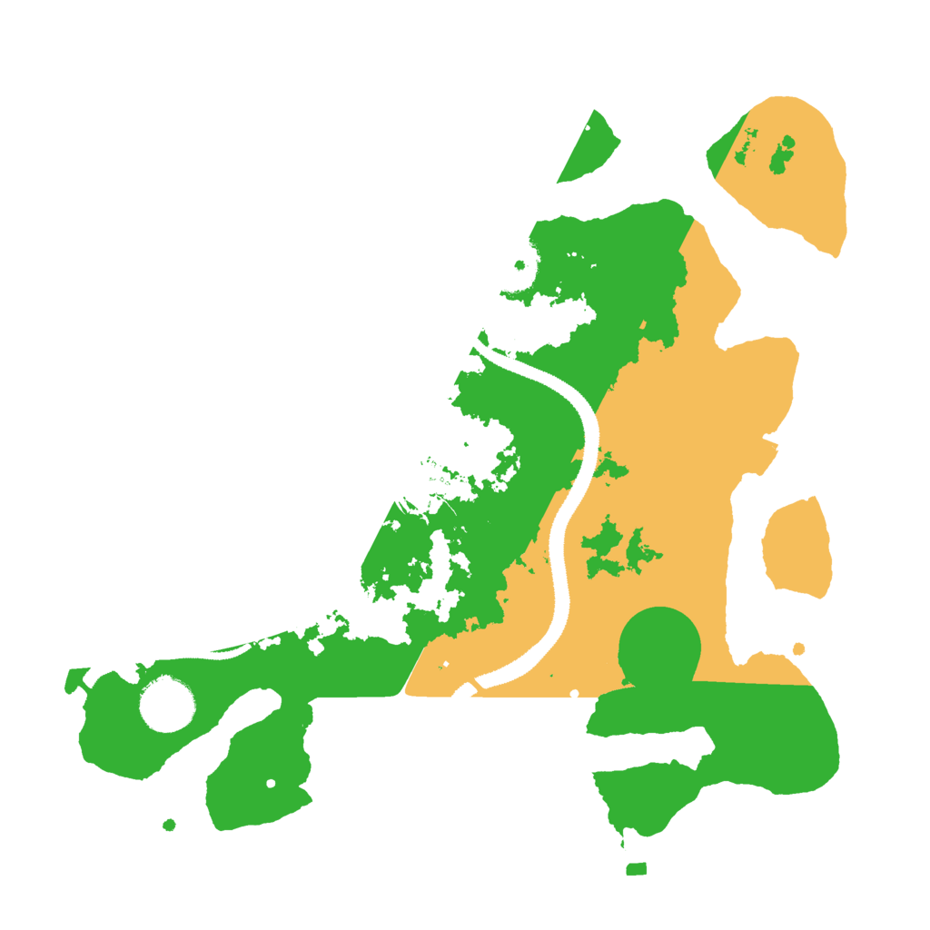 Biome Rust Map: Procedural Map, Size: 3000, Seed: 1262502263