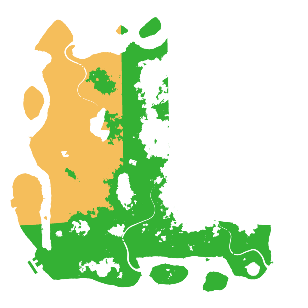 Biome Rust Map: Procedural Map, Size: 4300, Seed: 1122