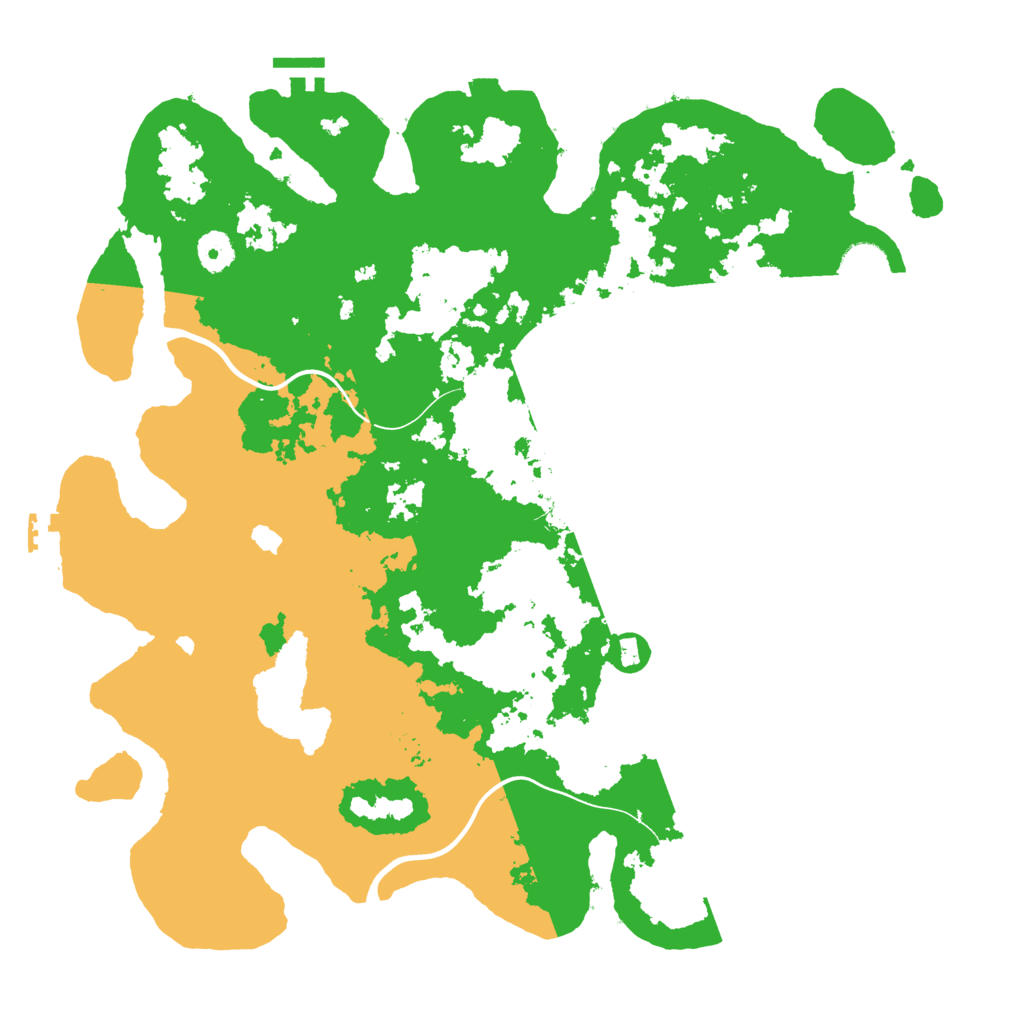 Biome Rust Map: Procedural Map, Size: 4000, Seed: 13973427