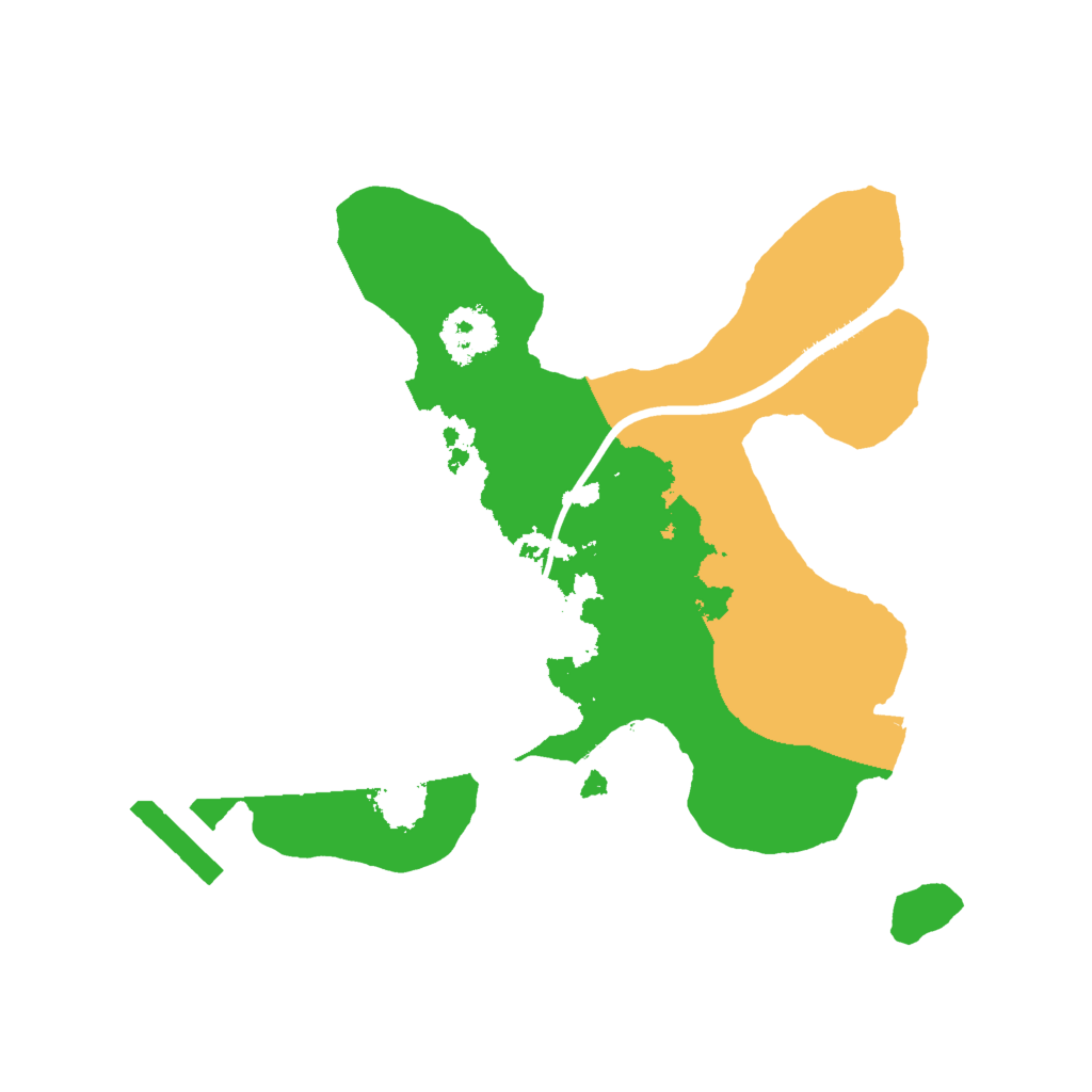 Biome Rust Map: Procedural Map, Size: 2000, Seed: 7645655