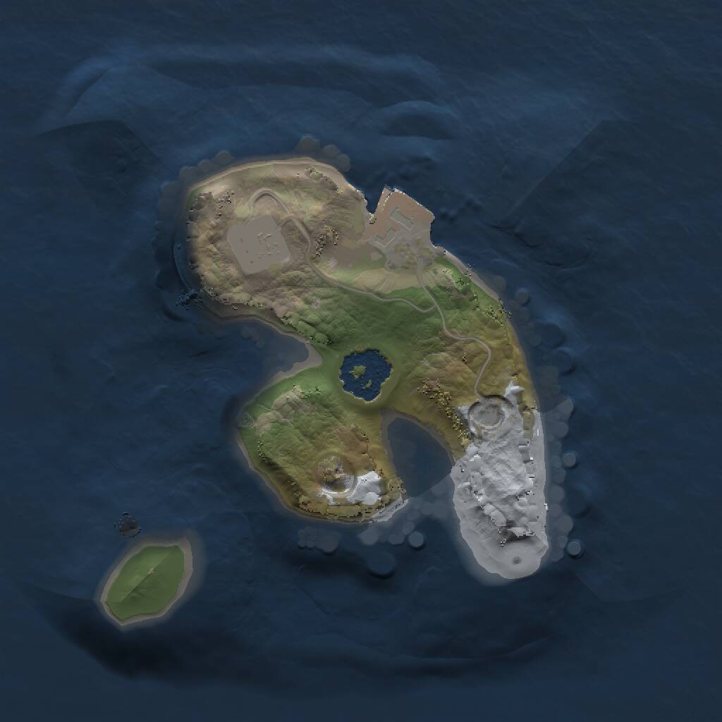 Rust Map: Procedural Map, Size: 1450, Seed: 287465, 1 Monuments