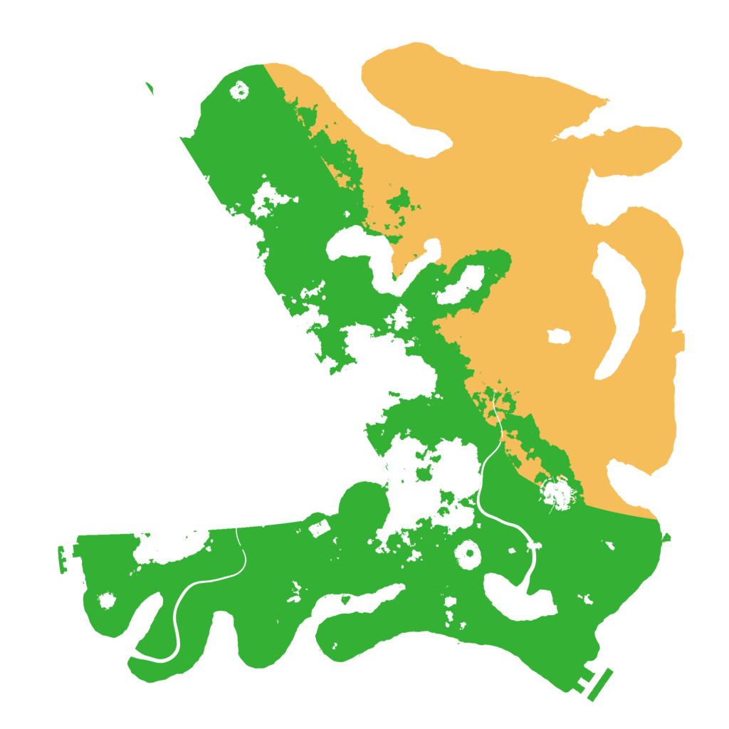 Biome Rust Map: Procedural Map, Size: 4000, Seed: 1407966714