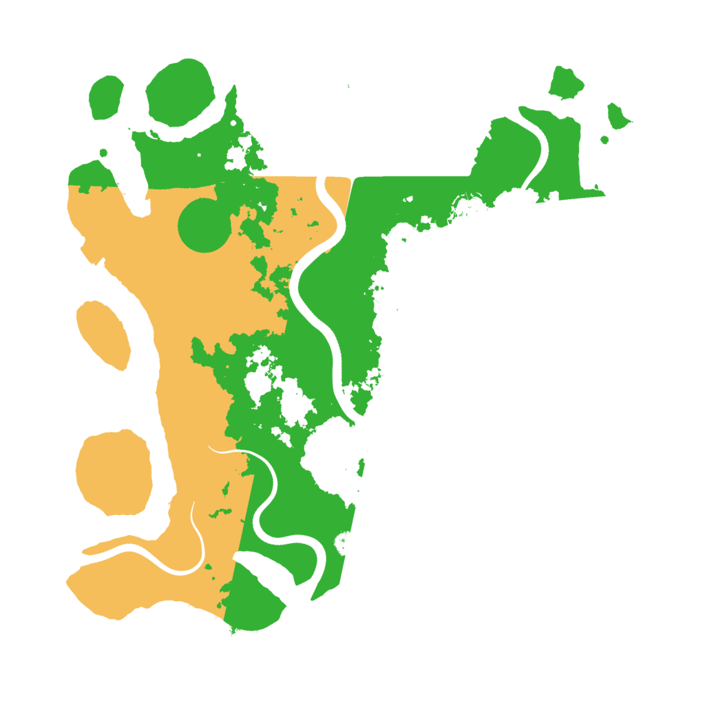 Biome Rust Map: Procedural Map, Size: 3500, Seed: 143555849