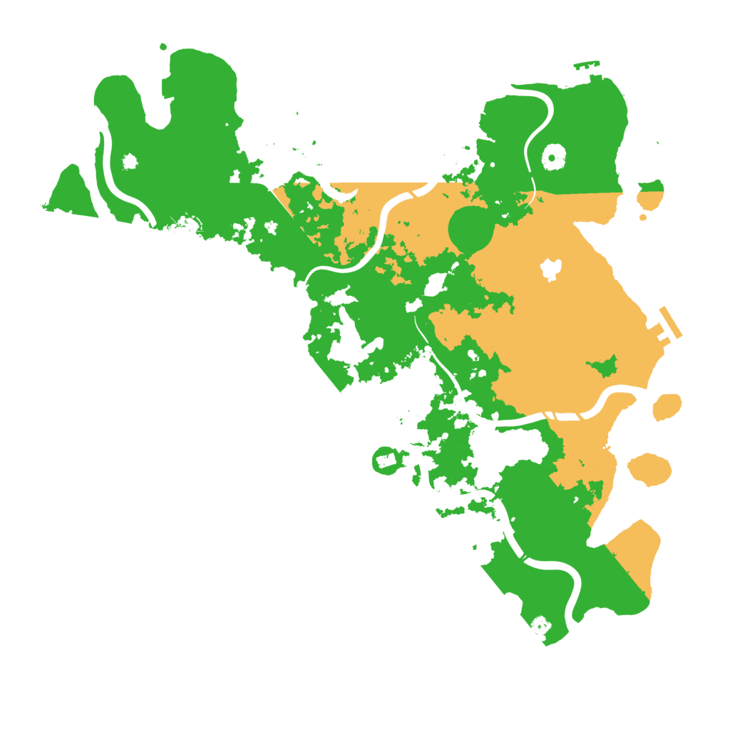 Biome Rust Map: Procedural Map, Size: 4250, Seed: 9546