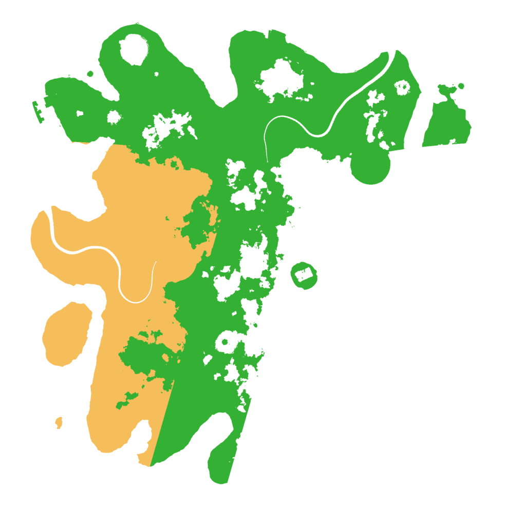 Biome Rust Map: Procedural Map, Size: 3500, Seed: 54003931
