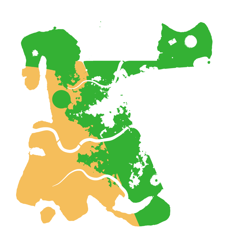 Biome Rust Map: Procedural Map, Size: 3500, Seed: 337525076