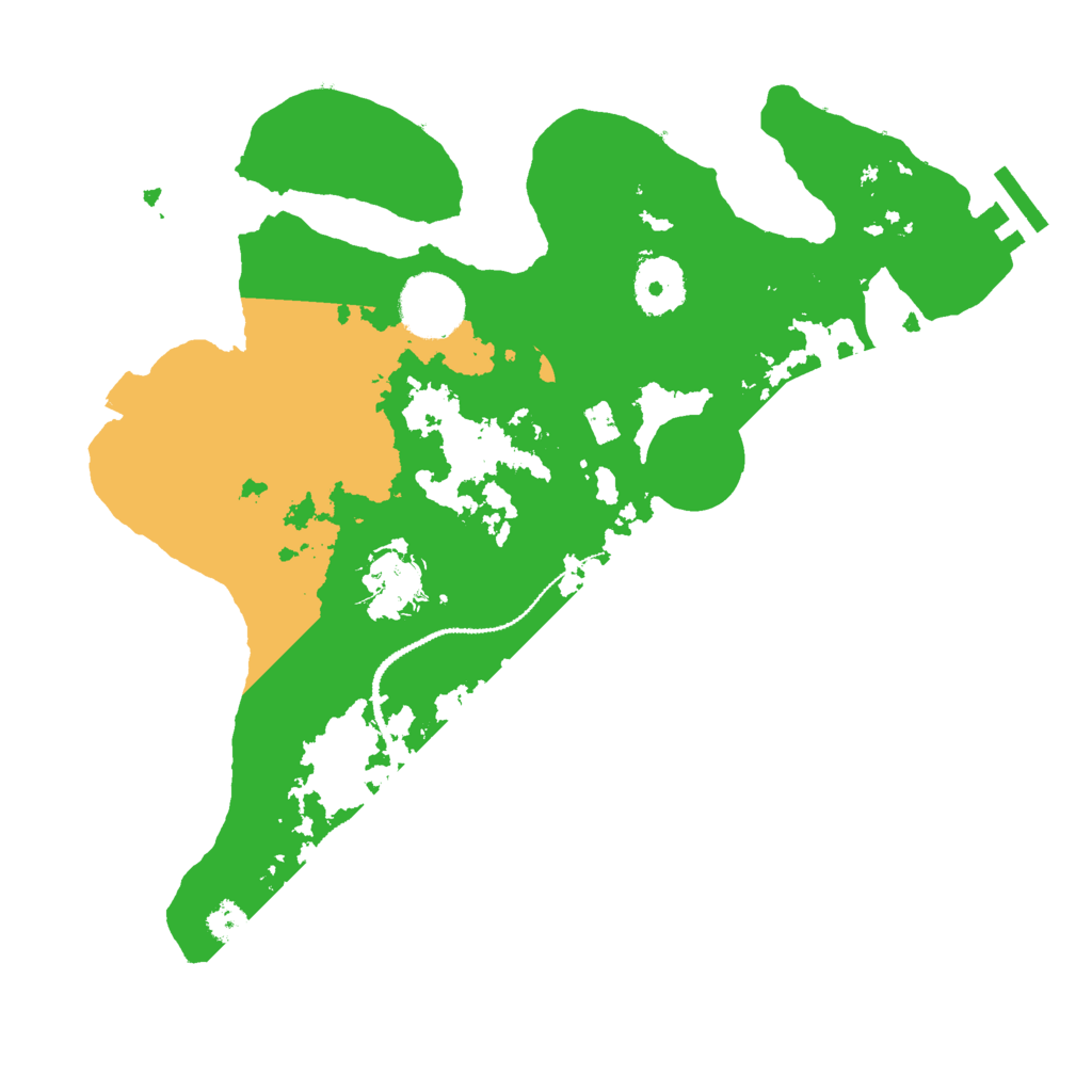 Biome Rust Map: Procedural Map, Size: 3000, Seed: 35672825