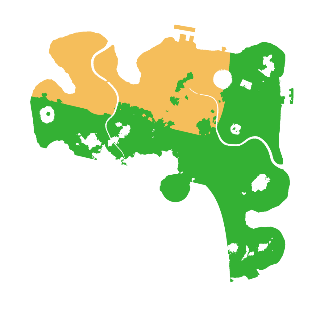 Biome Rust Map: Procedural Map, Size: 3000, Seed: 966208797
