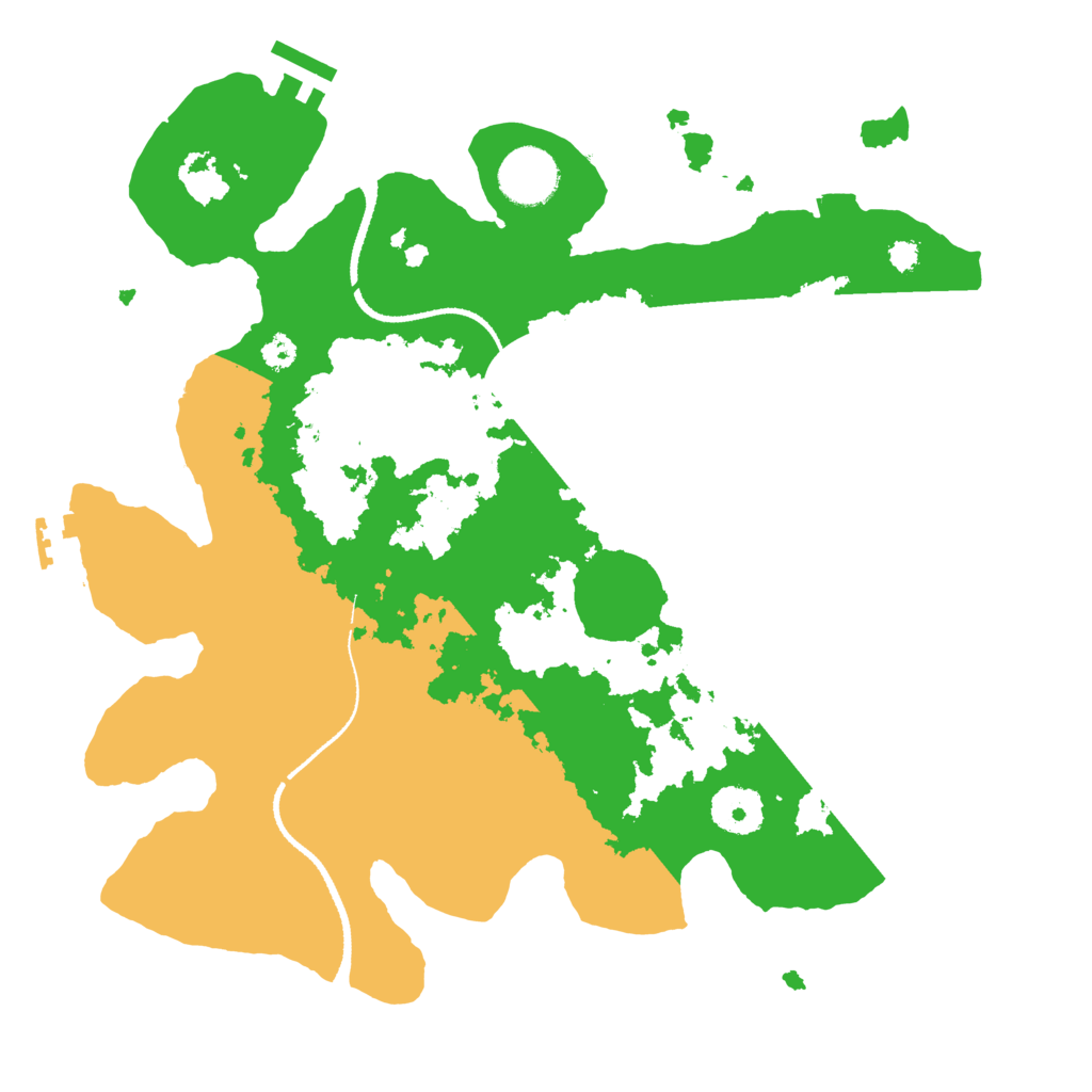 Biome Rust Map: Procedural Map, Size: 3250, Seed: 1183339590