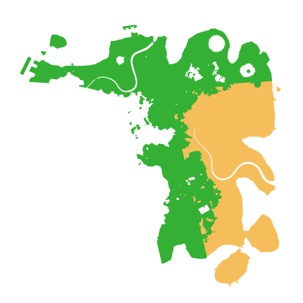 Biome Rust Map: Procedural Map, Size: 3250, Seed: 2068715111