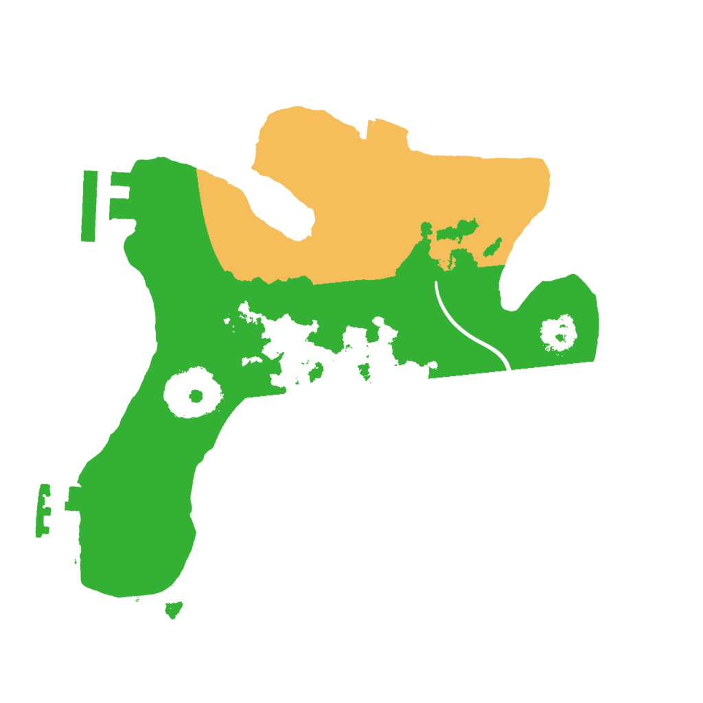 Biome Rust Map: Procedural Map, Size: 2000, Seed: 695748