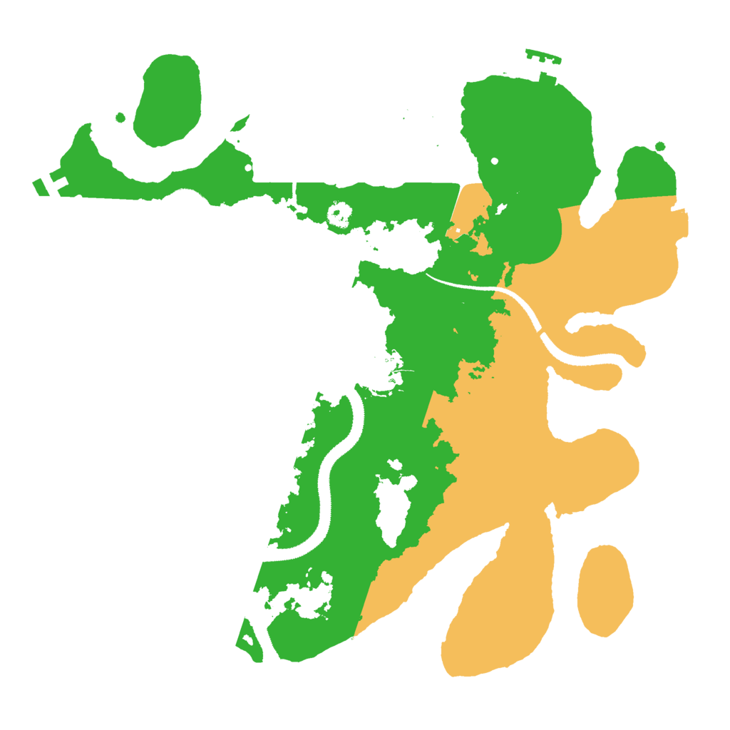 Biome Rust Map: Procedural Map, Size: 3000, Seed: 807270651