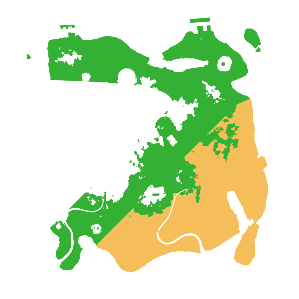 Biome Rust Map: Procedural Map, Size: 3000, Seed: 974080807