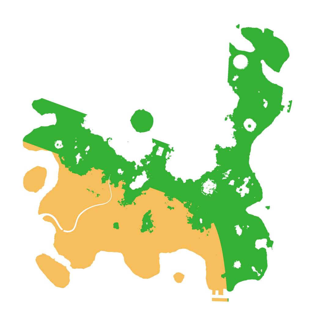 Biome Rust Map: Procedural Map, Size: 3800, Seed: 42447744
