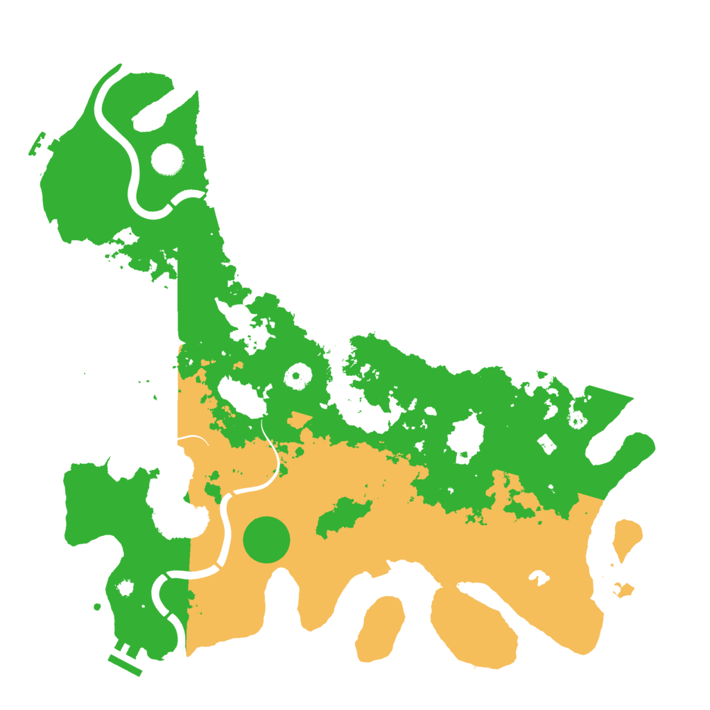 Biome Rust Map: Procedural Map, Size: 4000, Seed: 1056901693