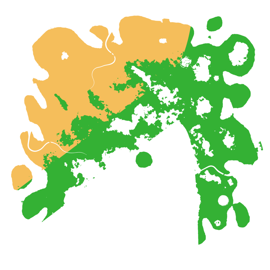 Biome Rust Map: Procedural Map, Size: 4500, Seed: 184461085