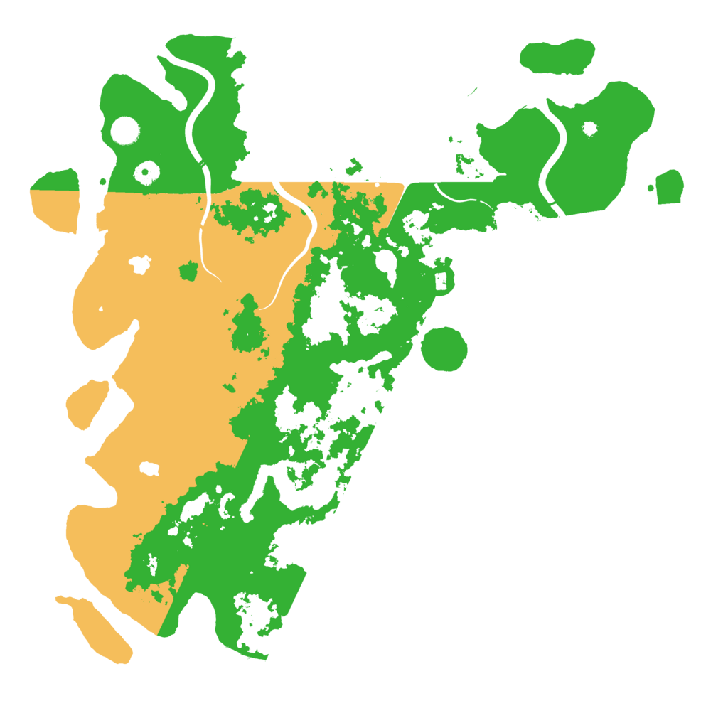 Biome Rust Map: Procedural Map, Size: 4500, Seed: 2119507605