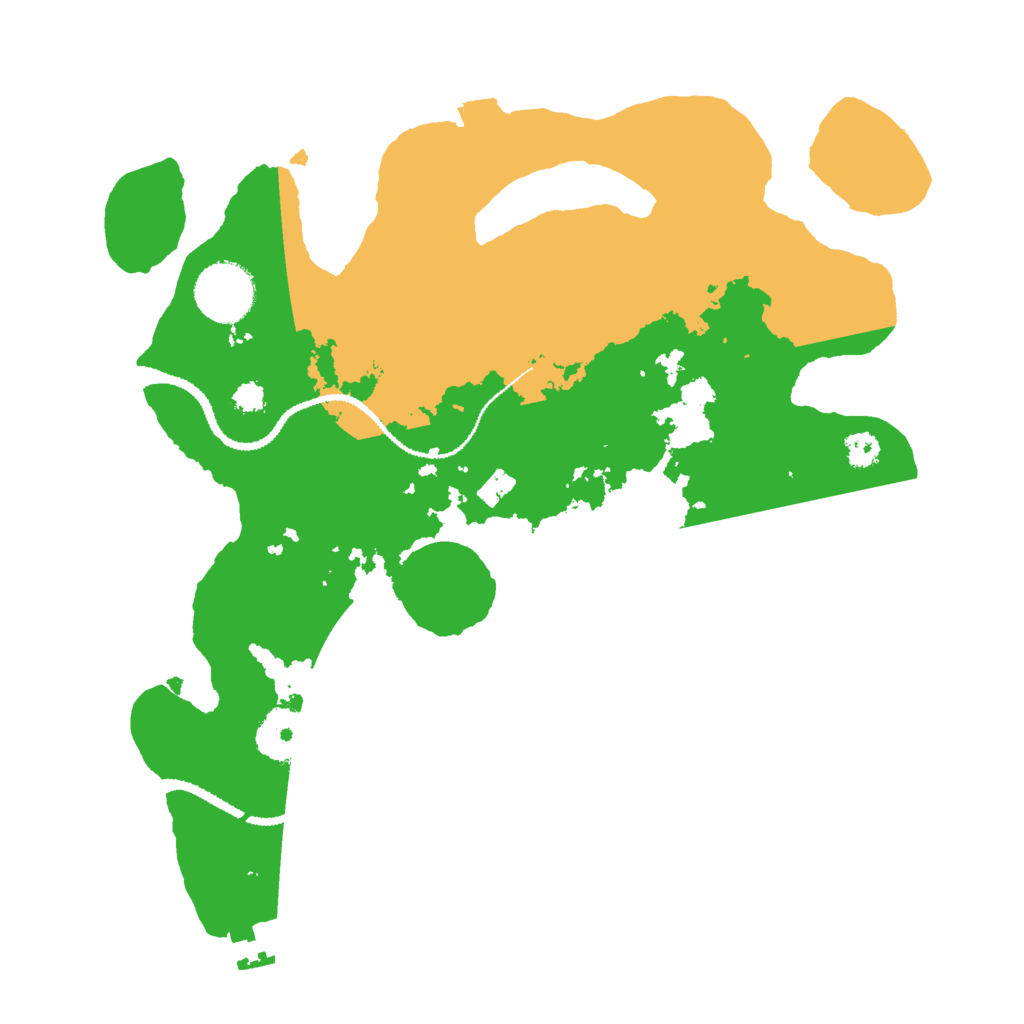 Biome Rust Map: Procedural Map, Size: 3000, Seed: 701730466