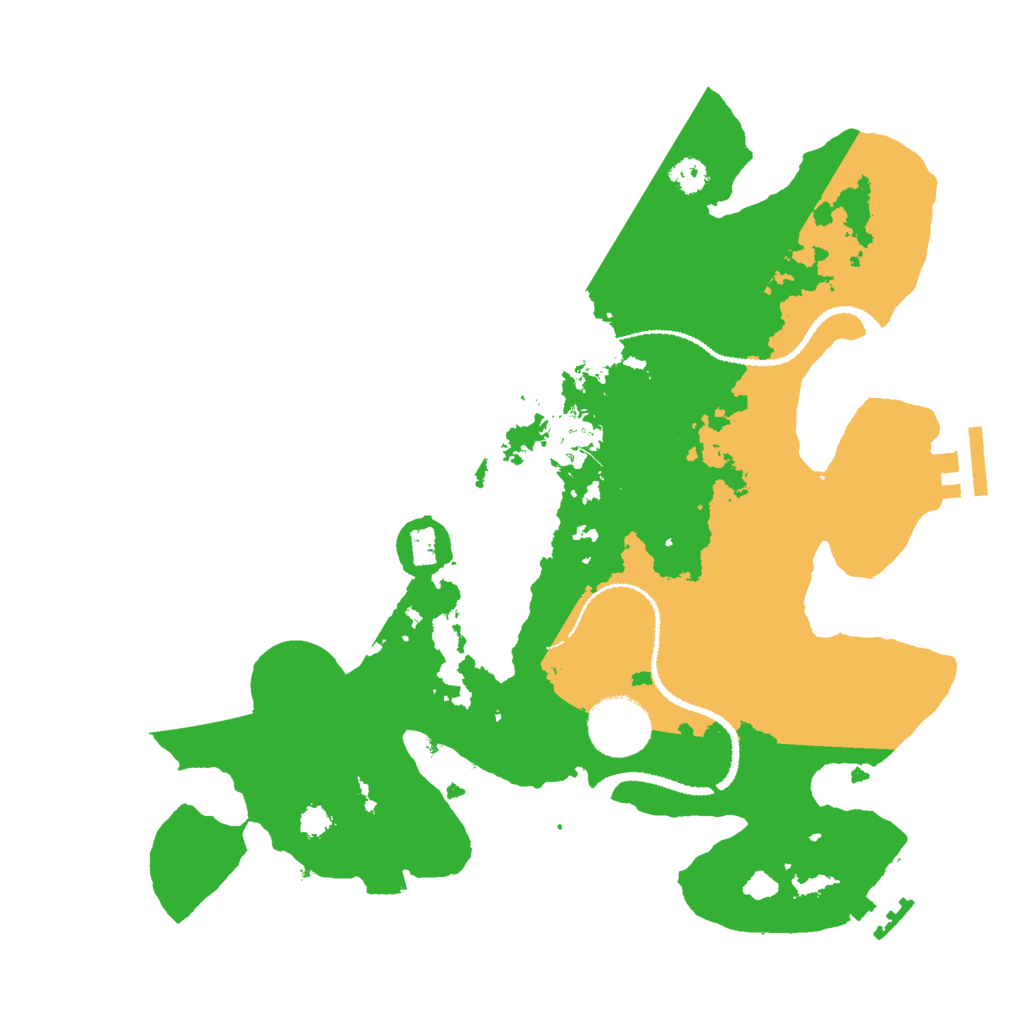 Biome Rust Map: Procedural Map, Size: 3000, Seed: 1521572369