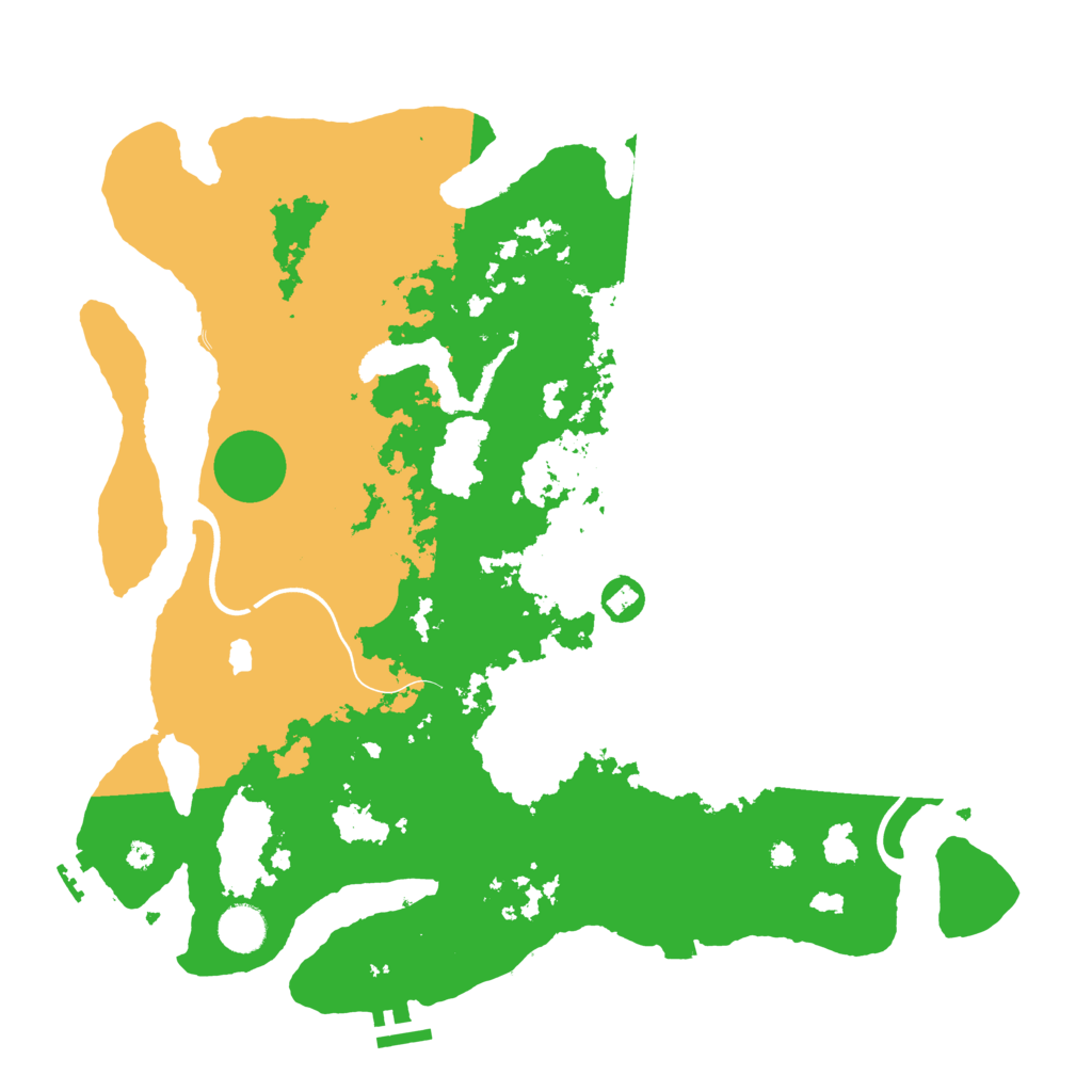 Biome Rust Map: Procedural Map, Size: 4000, Seed: 333621
