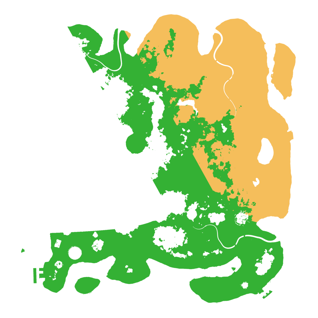 Biome Rust Map: Procedural Map, Size: 4250, Seed: 510473354
