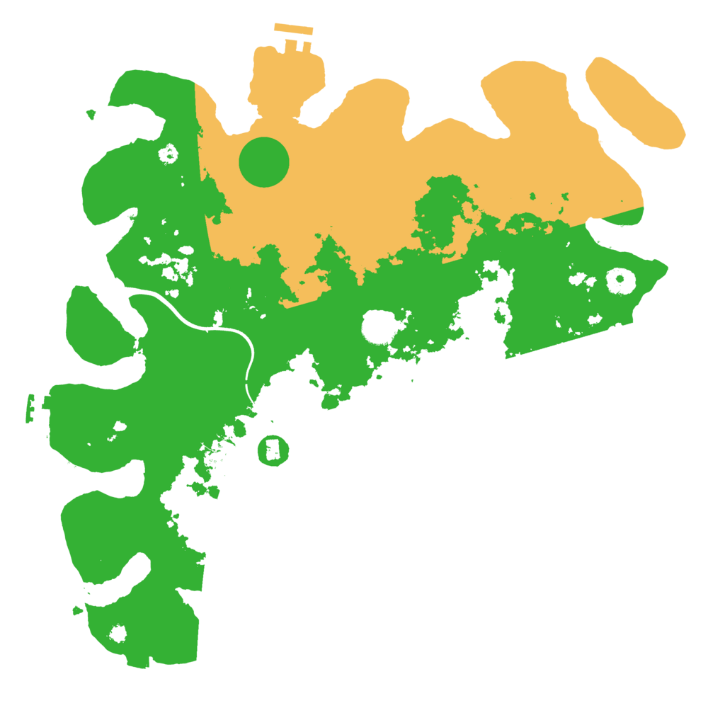 Biome Rust Map: Procedural Map, Size: 3800, Seed: 195632875