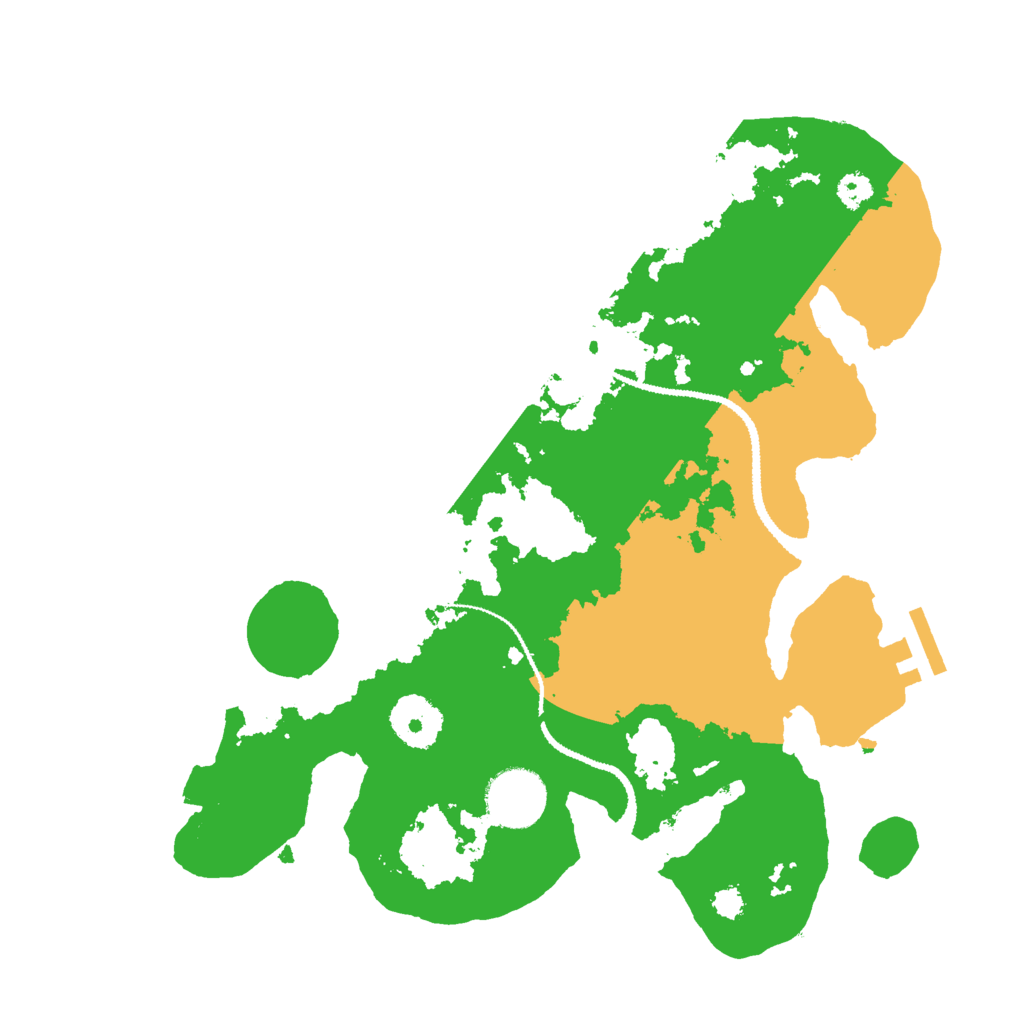 Biome Rust Map: Procedural Map, Size: 3000, Seed: 1052130202