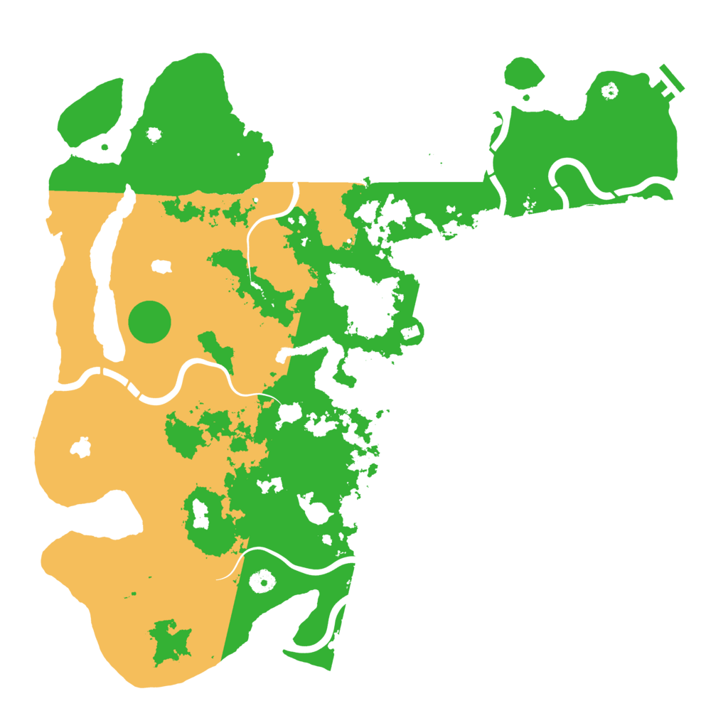 Biome Rust Map: Procedural Map, Size: 4501, Seed: 9971799
