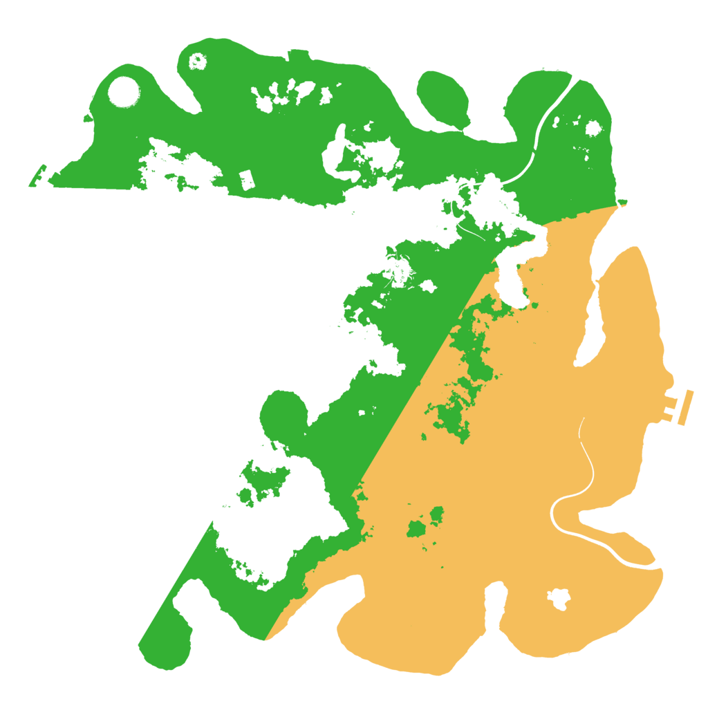 Biome Rust Map: Procedural Map, Size: 4000, Seed: 1765983378