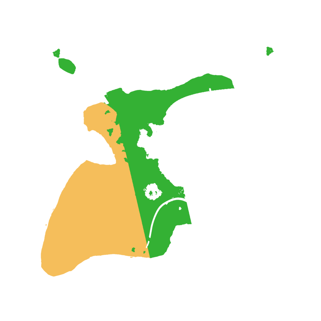 Biome Rust Map: Procedural Map, Size: 2000, Seed: 949405897