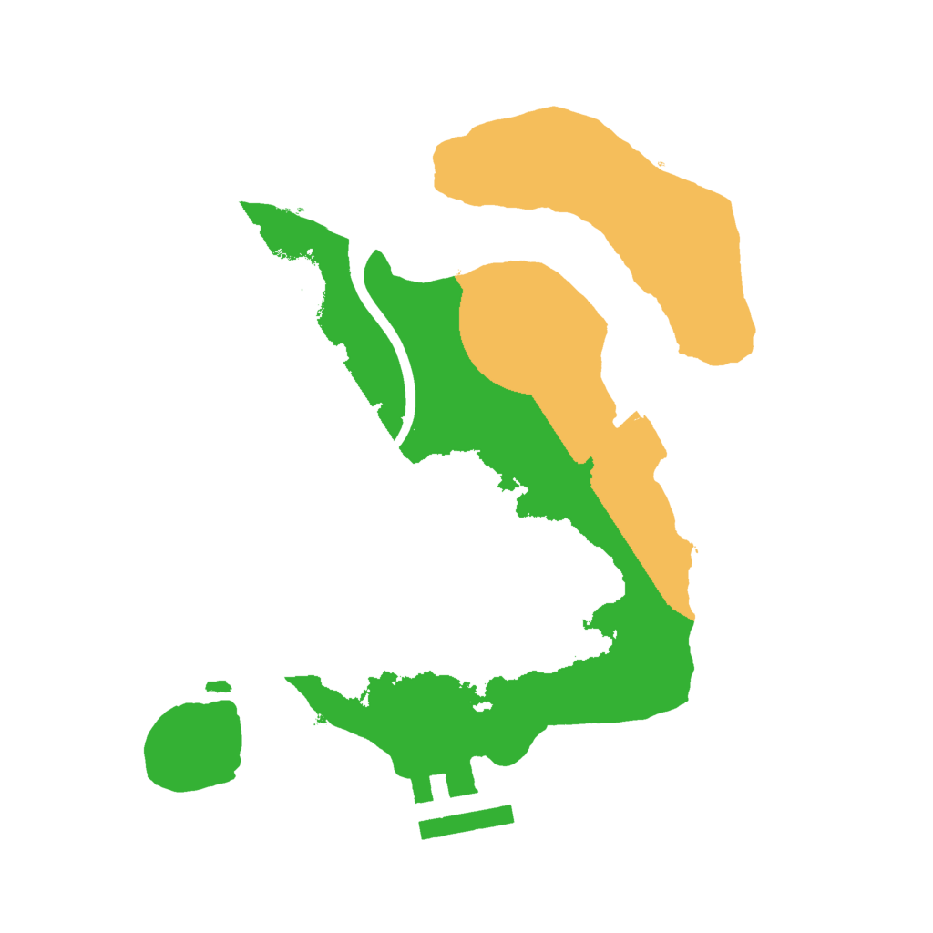 Biome Rust Map: Procedural Map, Size: 2000, Seed: 17762115