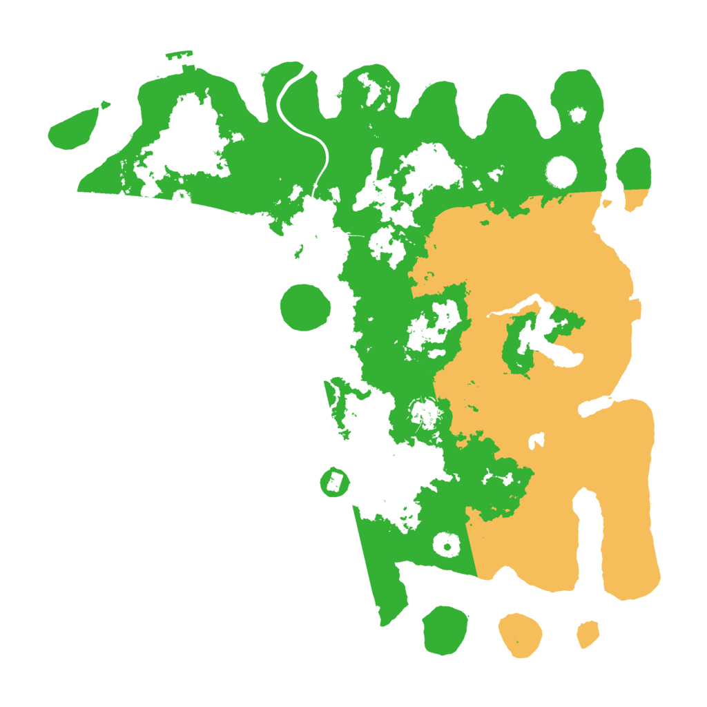 Biome Rust Map: Procedural Map, Size: 4000, Seed: 192135