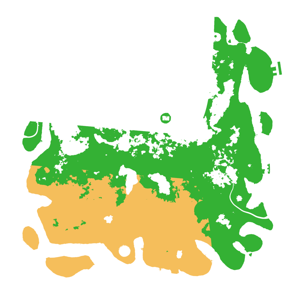 Biome Rust Map: Procedural Map, Size: 4500, Seed: 1829854799