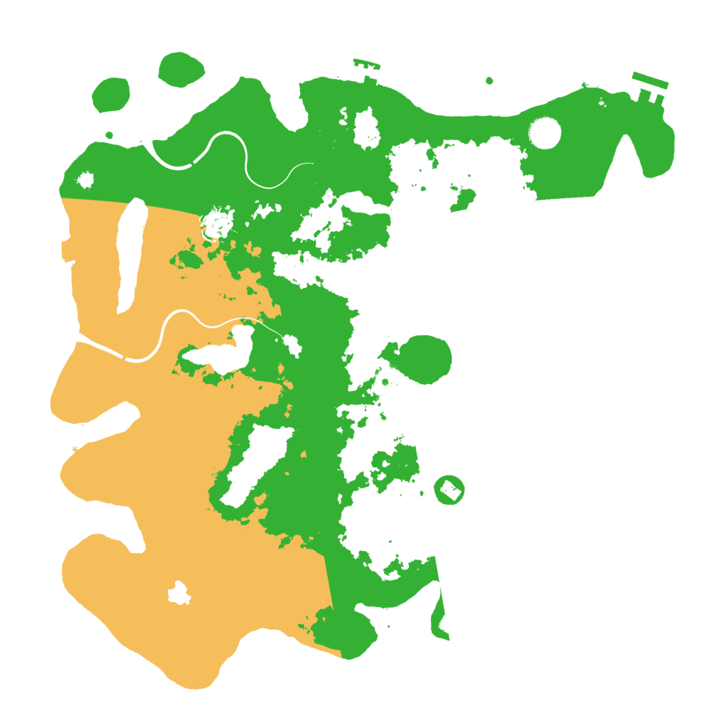 Biome Rust Map: Procedural Map, Size: 4000, Seed: 289745