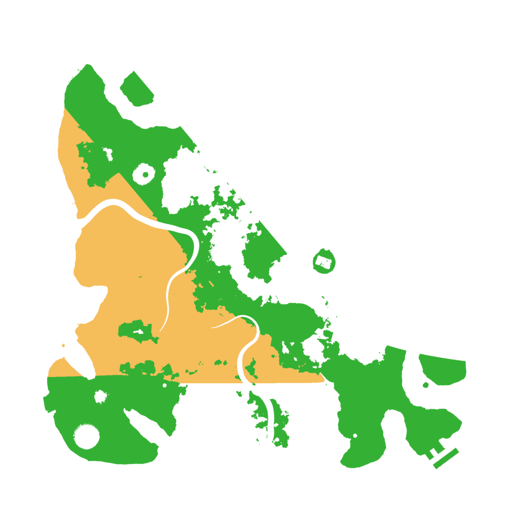 Biome Rust Map: Procedural Map, Size: 3600, Seed: 20701